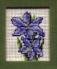 Схема вышивания крестом - Открытка Цветы